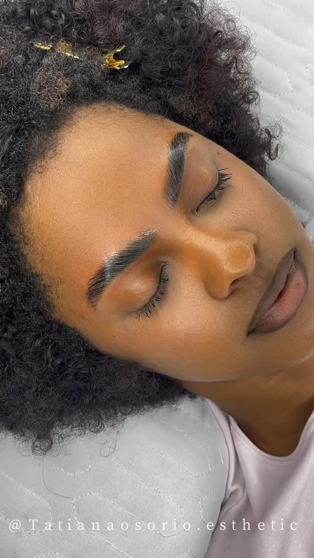 Brow lamination and threading