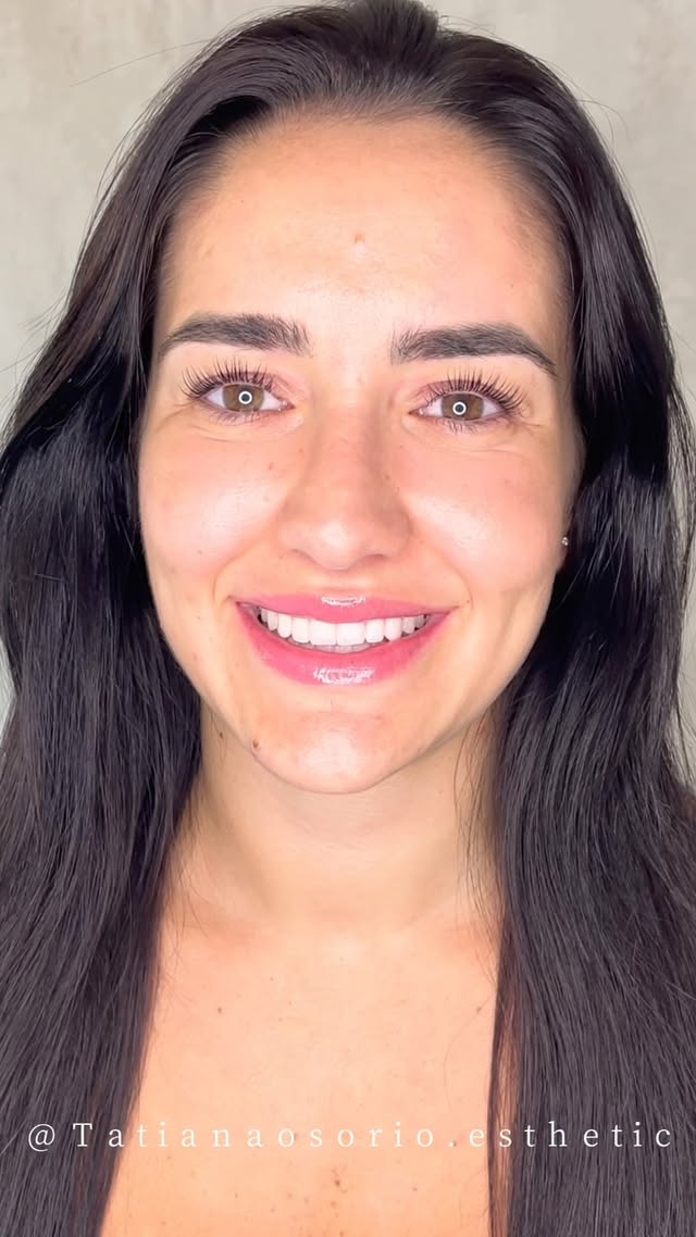 Lash lift & tint result